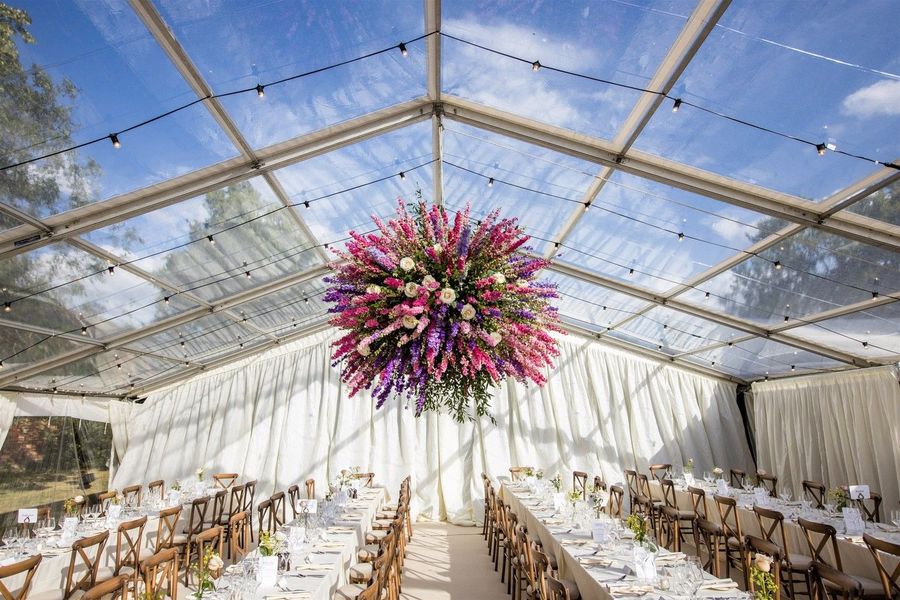 The Jockey Club Rooms wedding tent